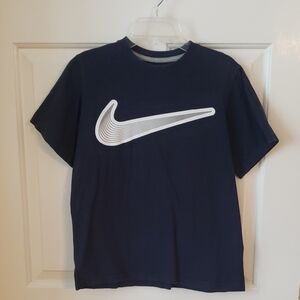 Nike Blue Short Sleeve Tee Athletic Style Size: L